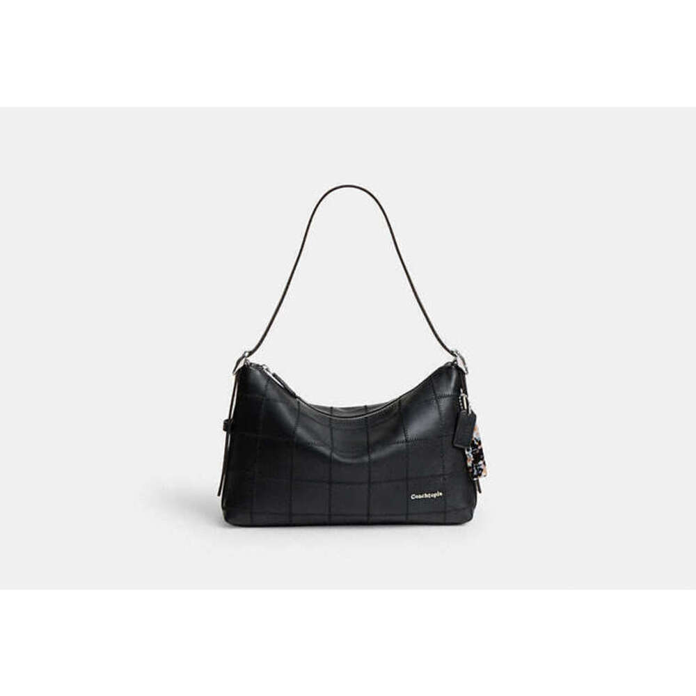 Alter/Ego Slouchy Shoulder Bag In Checkerboard Upcrafted Leather